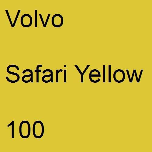 Volvo, Safari Yellow, 100.